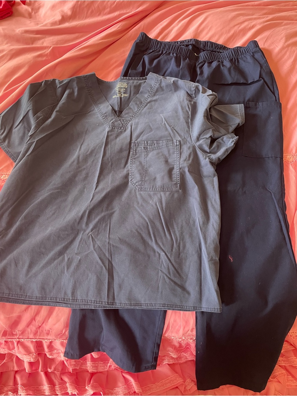 Cherokee + Fundamentals scrub set Navy blue